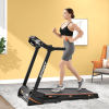 Folding Electric Treadmill 330 LBS 14.8KM/h Aerobic Training Running Fitness LCD Display 5in 3.5HP Motor, Tting Medium Treadmill Home / Office adult m