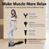 Massage Gun for Home Gym Fascial Gun Muscle Massager with 4 Massage Heads and Carry Bag