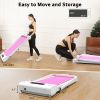 Under Desk Treadmill, Walking Pad, 2 in 1 Portable Treadmill with Handle Remote Control LED Display, Walking Jogging Machine for Home Office Use(265 l