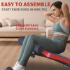 Multiple strength training bench folding reclining chair strength lift hip hips thigh abs back leg press thrust aerobic training, home / office fitnes