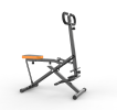 Black Squat 250 lb load, hips, thighs, back leg thrust aerobic training, home / office fitness for adults men and women